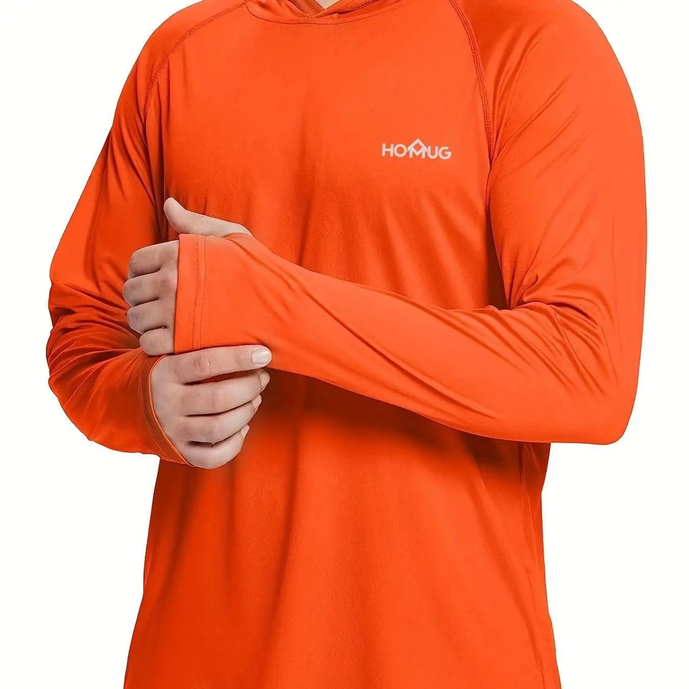 3Pcs UPF 50+ Sun Protection T-shirts Breathable Long Sleeves Men's Lightweight Breathable Activity Sports Hooded Sunscreen Tops