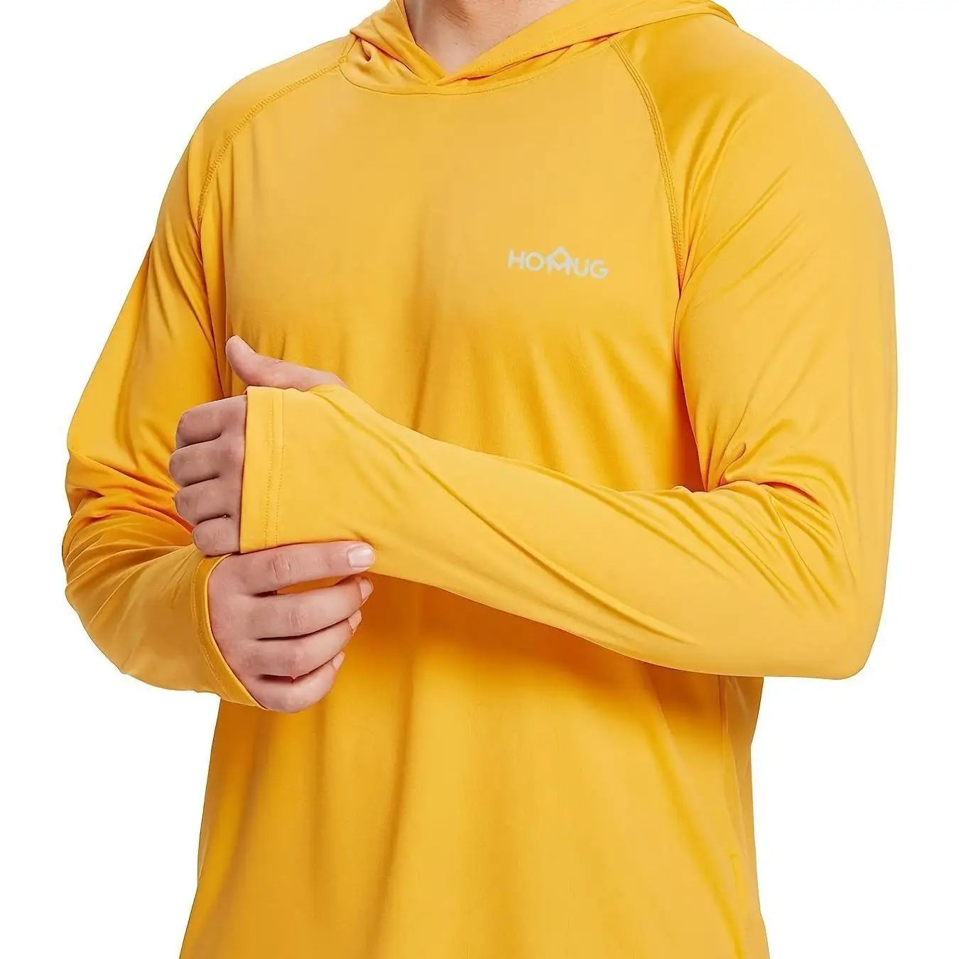 3Pcs UPF 50+ Sun Protection T-shirts Breathable Long Sleeves Men's Lightweight Breathable Activity Sports Hooded Sunscreen Tops