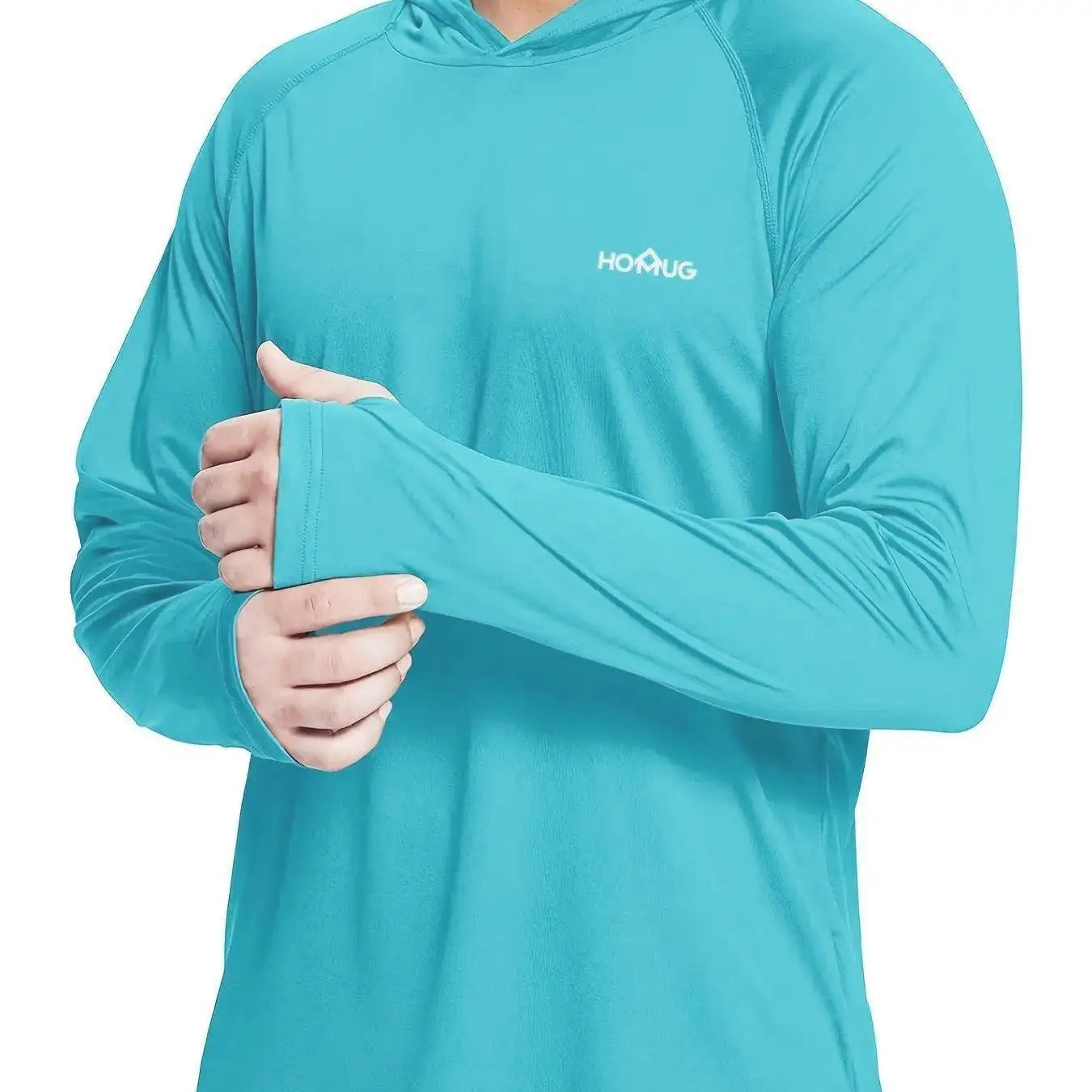 3Pcs UPF 50+ Sun Protection T-shirts Breathable Long Sleeves Men's Lightweight Breathable Activity Sports Hooded Sunscreen Tops