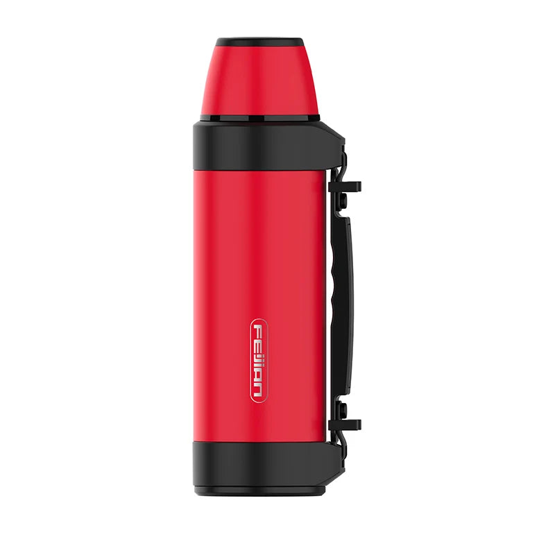 FEIJIAN Large Capacity Thermos, Travel Portable Thermos bottle , Thermal mug, Water bottle, Stainless Steel ,1200/1500ML