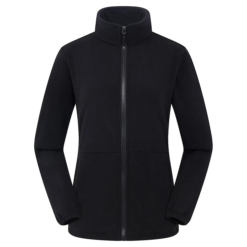 LNGXO Fleece Fabric Sweatshirts Softshell Hunting Hiking Polartec Jacket Men Women Coats Camping Outdoor Winter Fleece Jacket