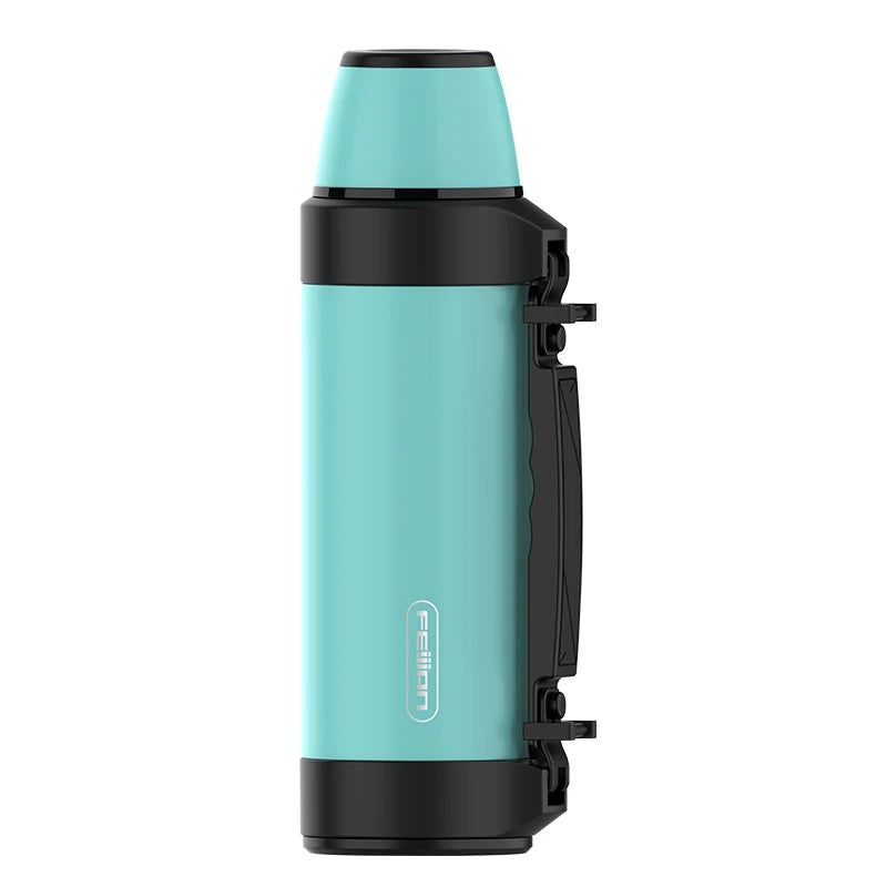 FEIJIAN Large Capacity Thermos, Travel Portable Thermos bottle , Thermal mug, Water bottle, Stainless Steel ,1200/1500ML
