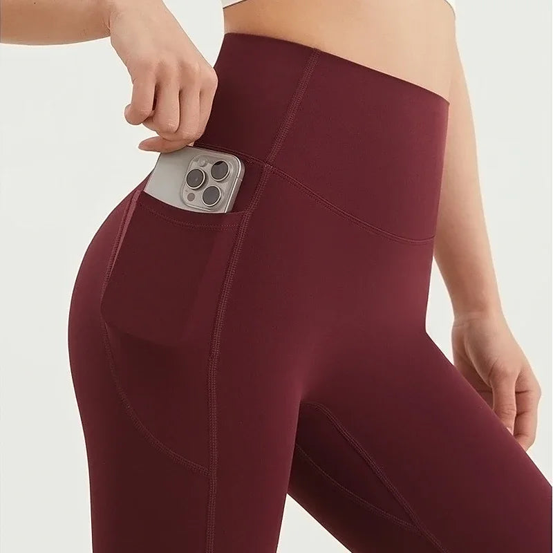 High Waist Push-Up Fitness Leggings for Women Yoga Pants Naked Feel Running Sport Hot Sale Comfortable Female Workout Clothing