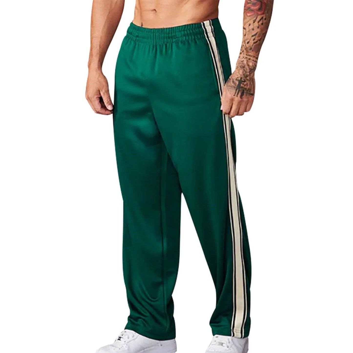 Fashion Men Gyms Pure color Pants Joggers Fitness Casual Long Pants Men Workout Skinny Sweatpants Jogger Tracksuit Trousers