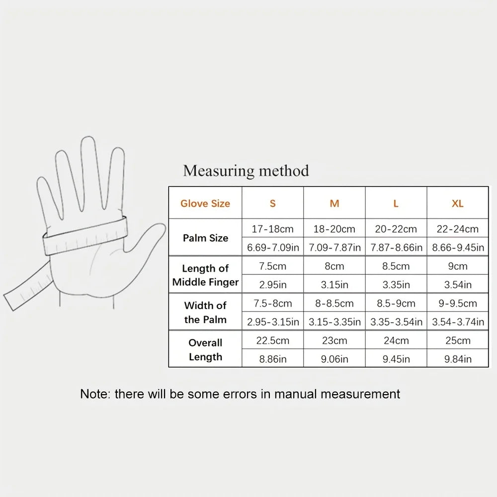 Winter Windproof Gloves,Bicycle Warmth Touch Screen, Water Riding Equipment,Outdoor Velvet Anti Cold Skiing Touch Screen Gloves