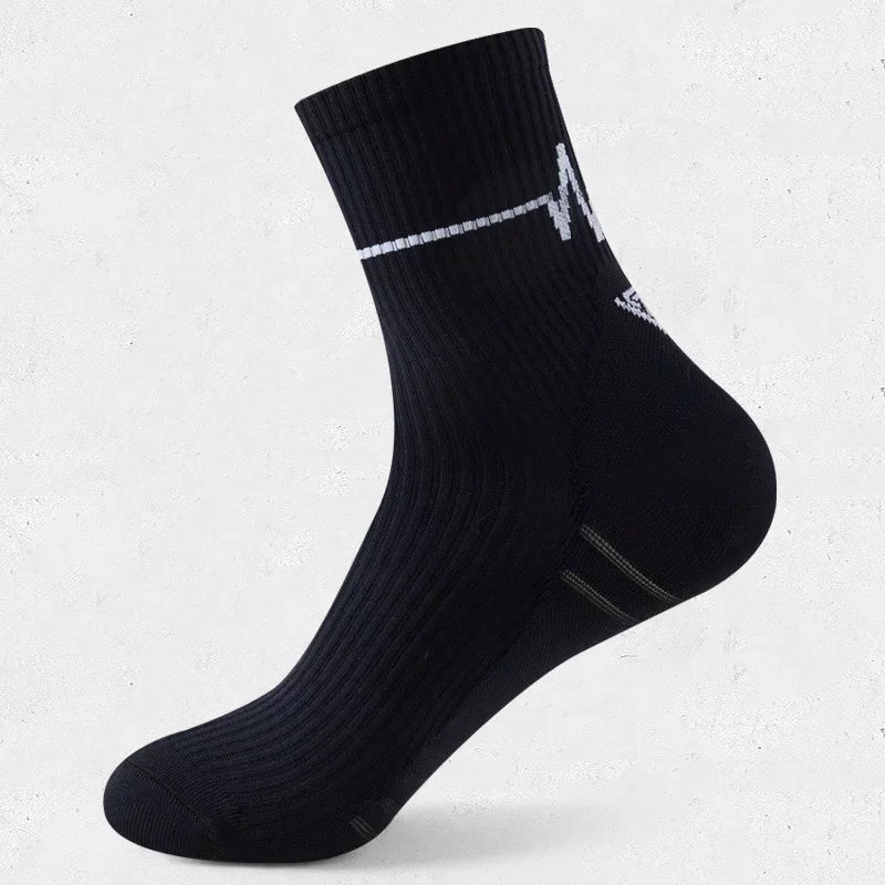 1 Pair Professional Running Socks Men's Women Marathon Whiteline Cycling Socks Men Lady Sport Running Sports Socks