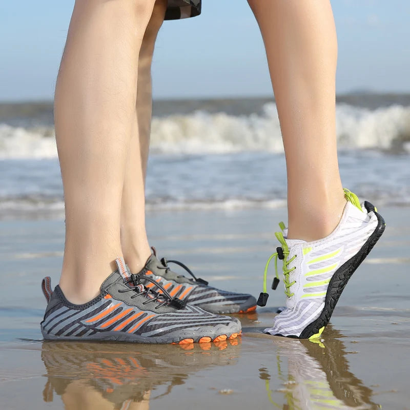 Outdoor Wading Water Five-Toe Barefoot Men Women Shoes Breathable Beach Sport Soft Sneakers Climbing Non-Slip Hiking Quick Dry