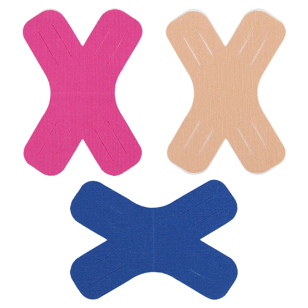 20 Pcs Kinesiology Tape Elastic Sports Tapes Supports Muscles Joints Waterproof Athletic Muscles Strips for Knee Shoulder Elbow