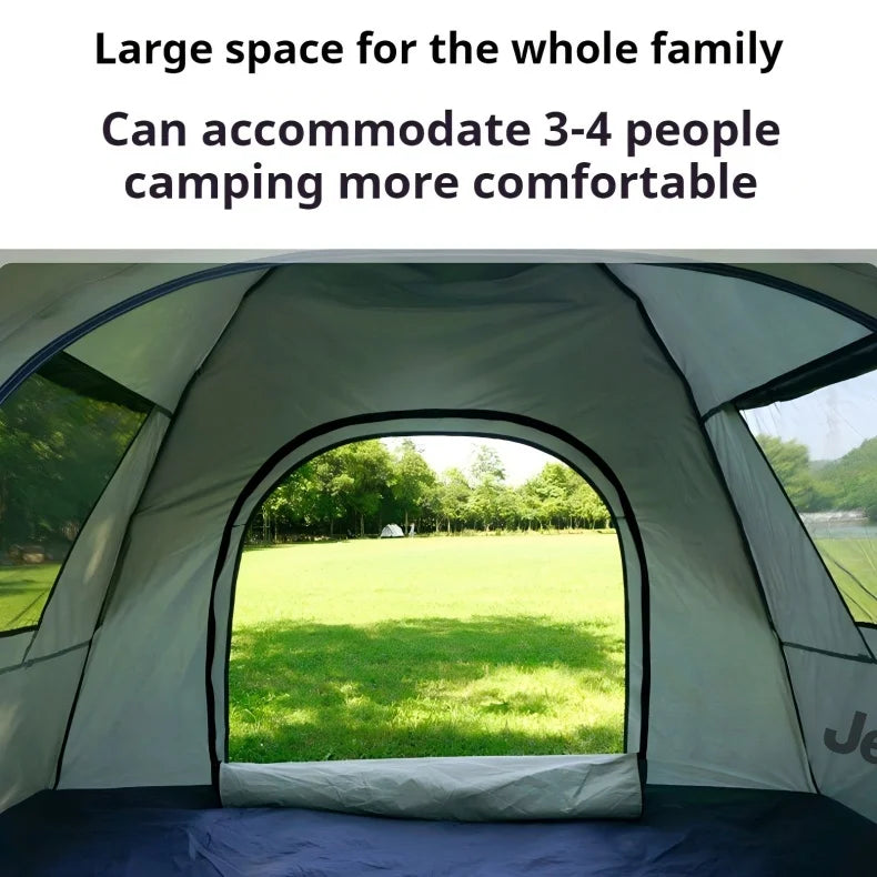 Outdoor Automatic Camping Tent Family Tents Parties Music Festival Tent Easy Up Waterproof Weather Resistant 4 person tents