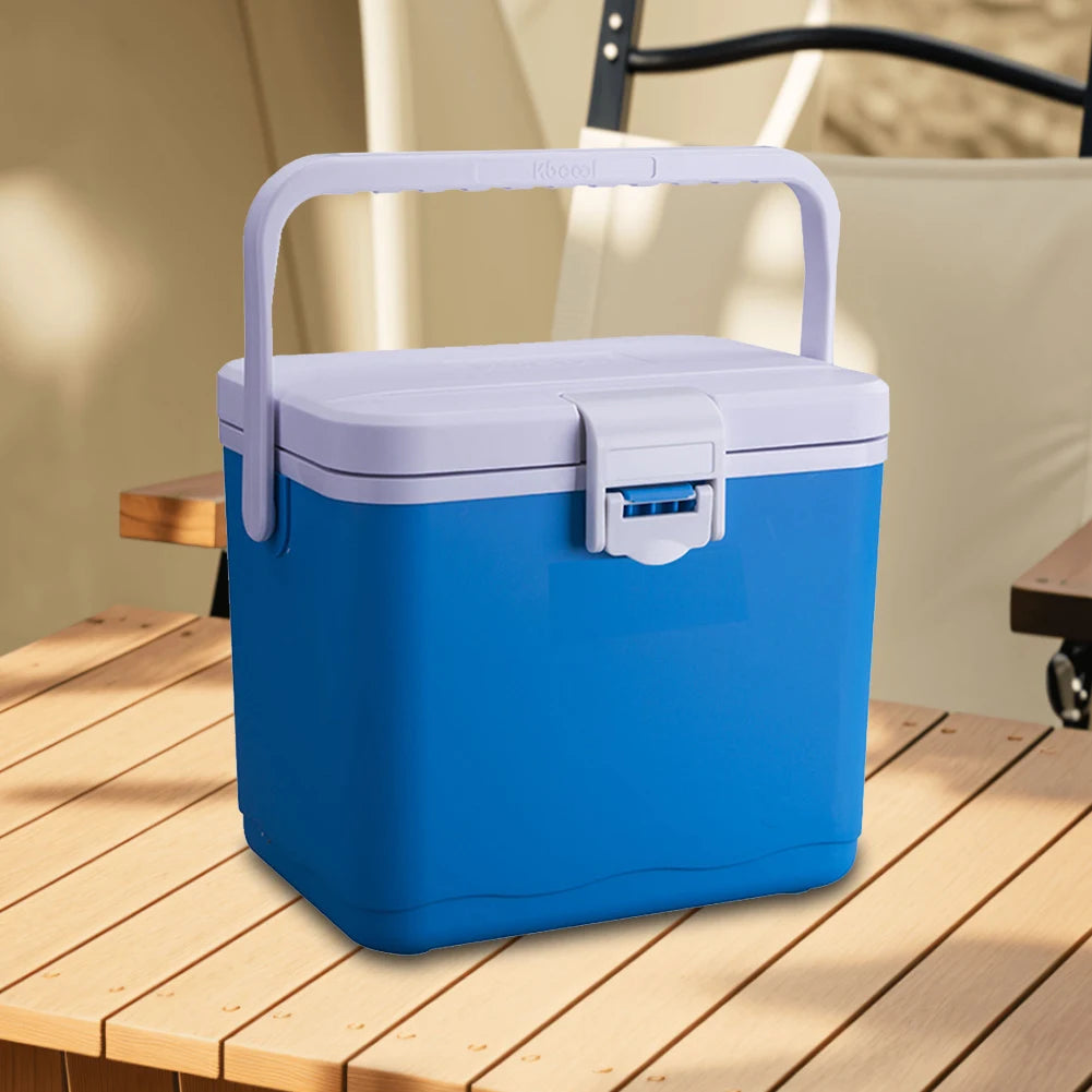 4.5L Insulated Portable Cooler with Handle Mini Freezer Fridge Heat Preservation Barbecue Insulation Box for Camping Tailgating