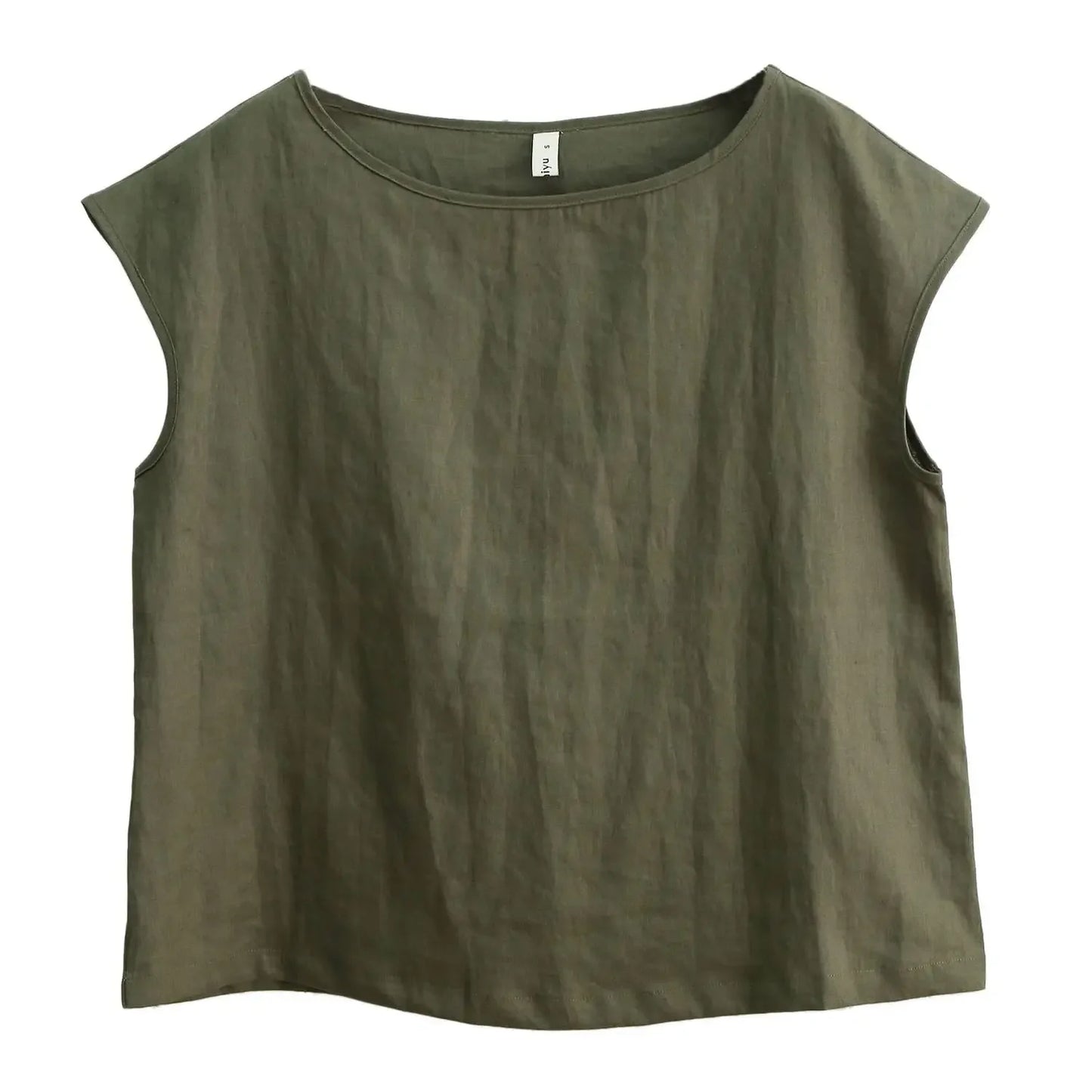 100% Linen Women'S T-Shirt Causal Solid Short Sleeve Tee Harajuku Basic All Match Shirts Female Camisetas Blusa Mujer