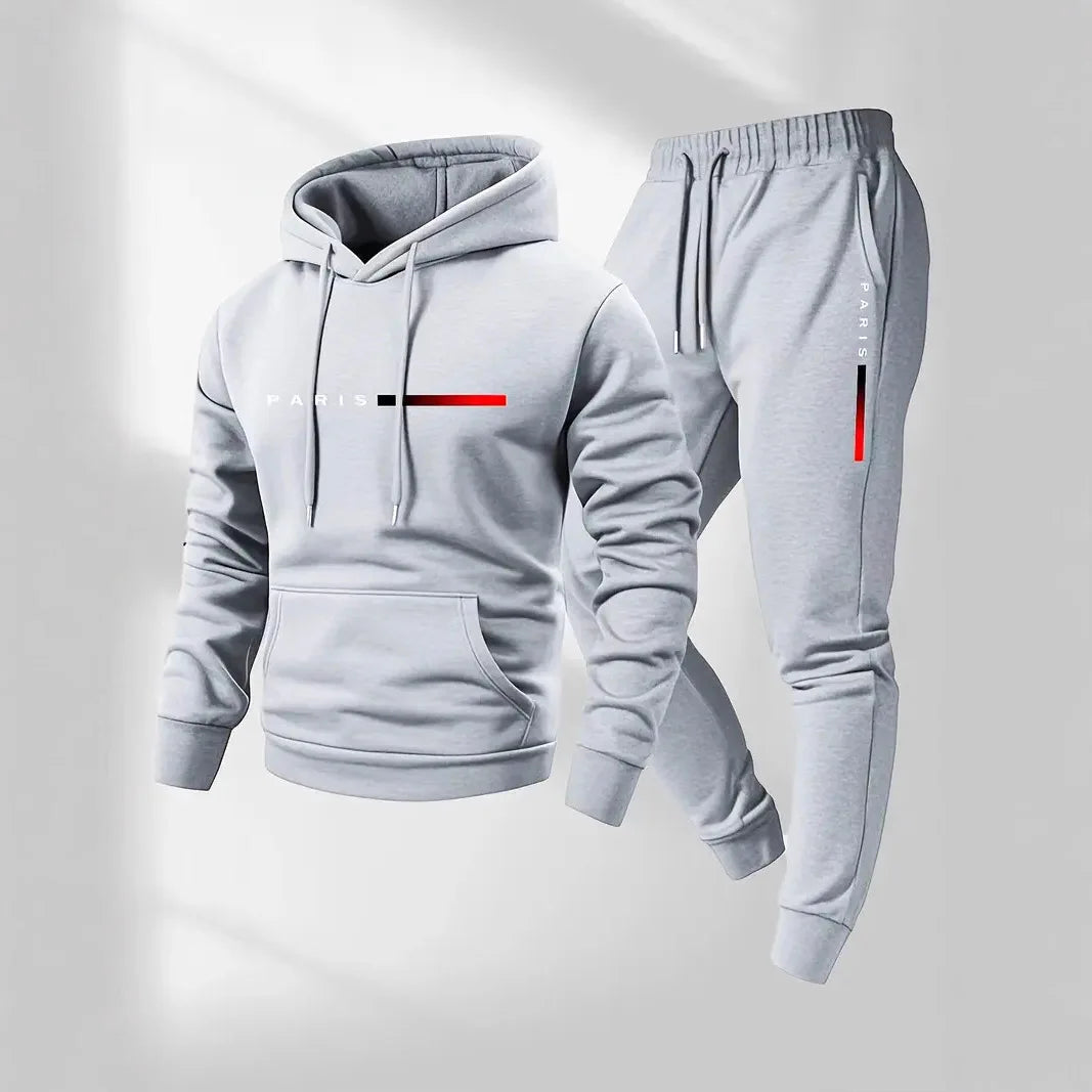Casual and fashionable PARIS letter-printed hoodies and drawstring sportswear for both men and women