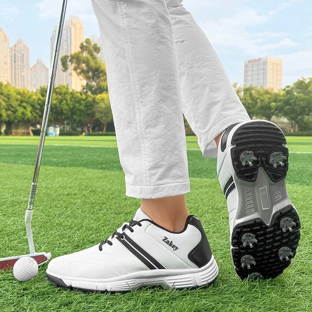 Zakey Golf Shoes Men Waterproof Golf Sneakers Professioanl Walking Footwears for Men