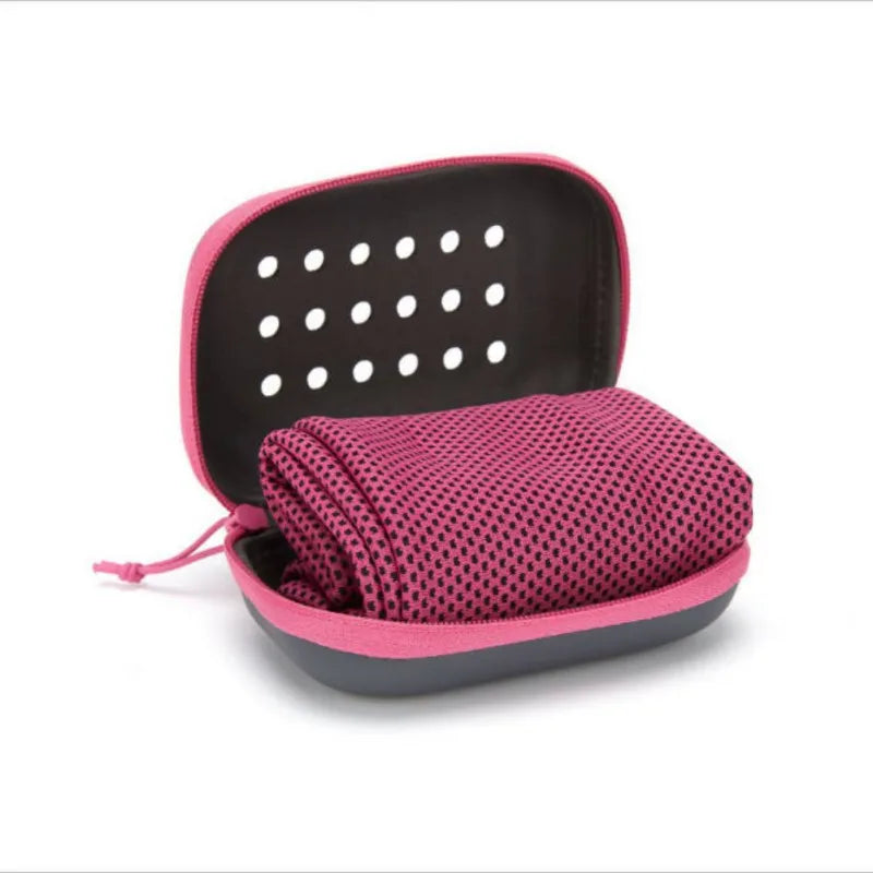 Cooling Towel for Neck Microfiber Cool Towel Soft Breathable Chilly Towel for Yoga Sports Golf Gym Camping Run Fitness Workout