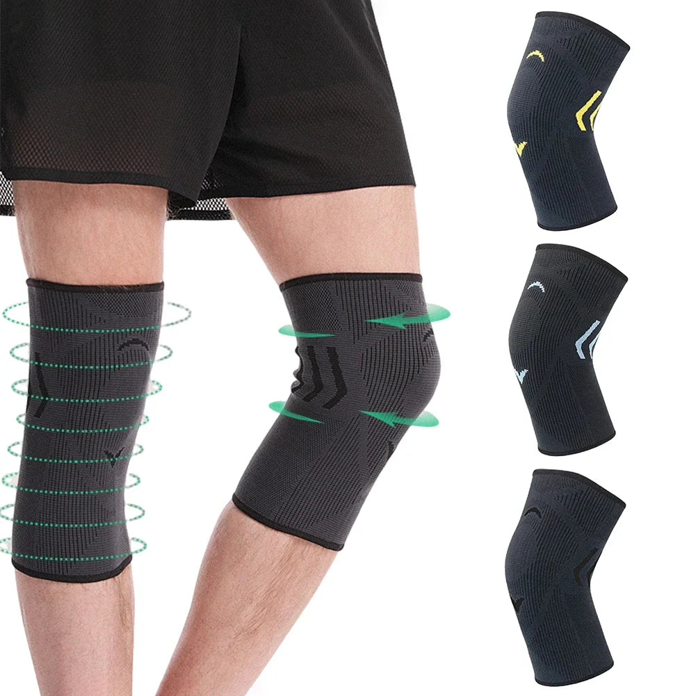 Sports Knee Unisex Breathable Sports Knee Guard Pads Non-Slip Moisture-Wicking For Running Cycling Basketball for Outdoor Sports