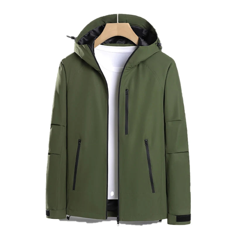 Autumn Hiking Jacket Women Windproof Waterproof Hooded Jackets Outdoor Hiking Outerwear Camping Climbing Safari Fishing Coats