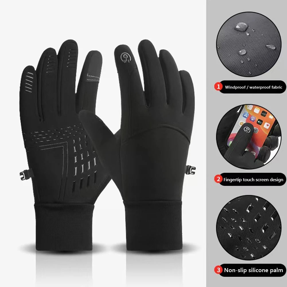 New Men Women USB Heated Gloves Hand Warmer Electric Winter Gloves Cold Weather Gloves for Outdoor Cycling Skiing Hiking