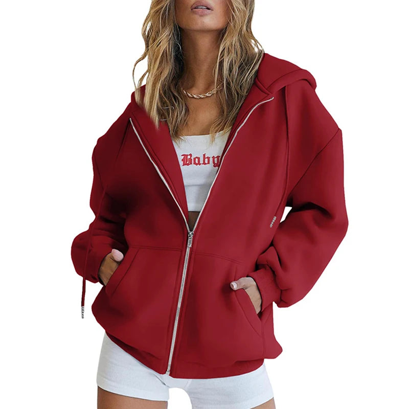 Women Sports Hoodies 2023 New Spring Zipper Hooded Sporting Hoody Jacket Women's Runing Jackets Outdoor Gym Coats