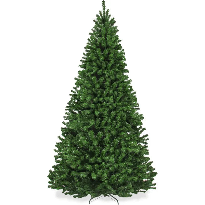 7.5ft Premium Artificial Spruce Christmas Tree - Unlit, Realistic Look, Dense Branches, Easy Assembly & Metal Base