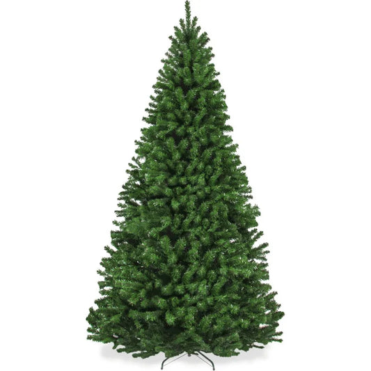 7.5ft Premium Artificial Spruce Christmas Tree - Unlit, Realistic Look, Dense Branches, Easy Assembly & Metal Base