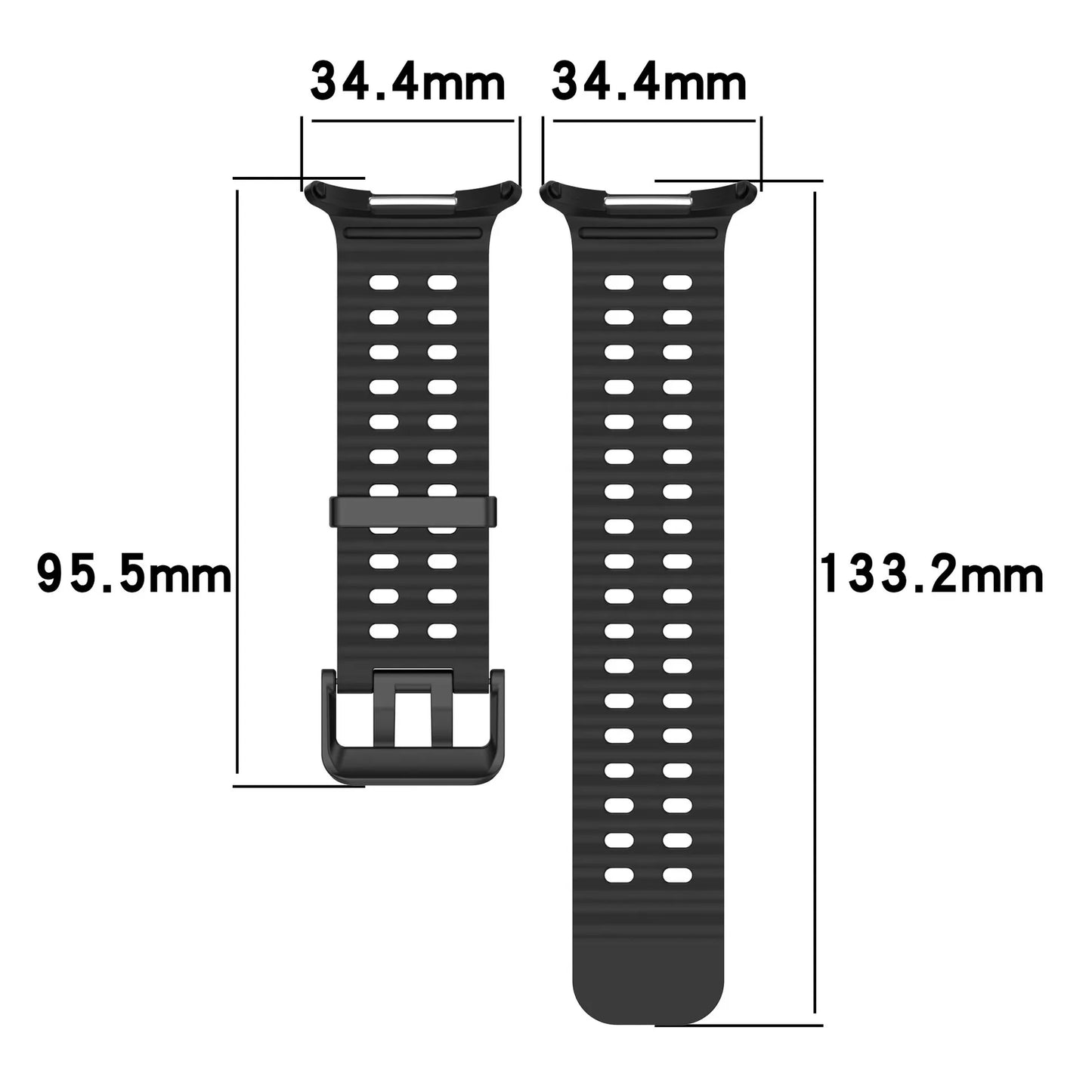 Marine Band For Samsung Galaxy Watch Ultra Accessories Silicone Sport Bracelet correa Galaxy Watch 7 Ultra 47mm Original Strap