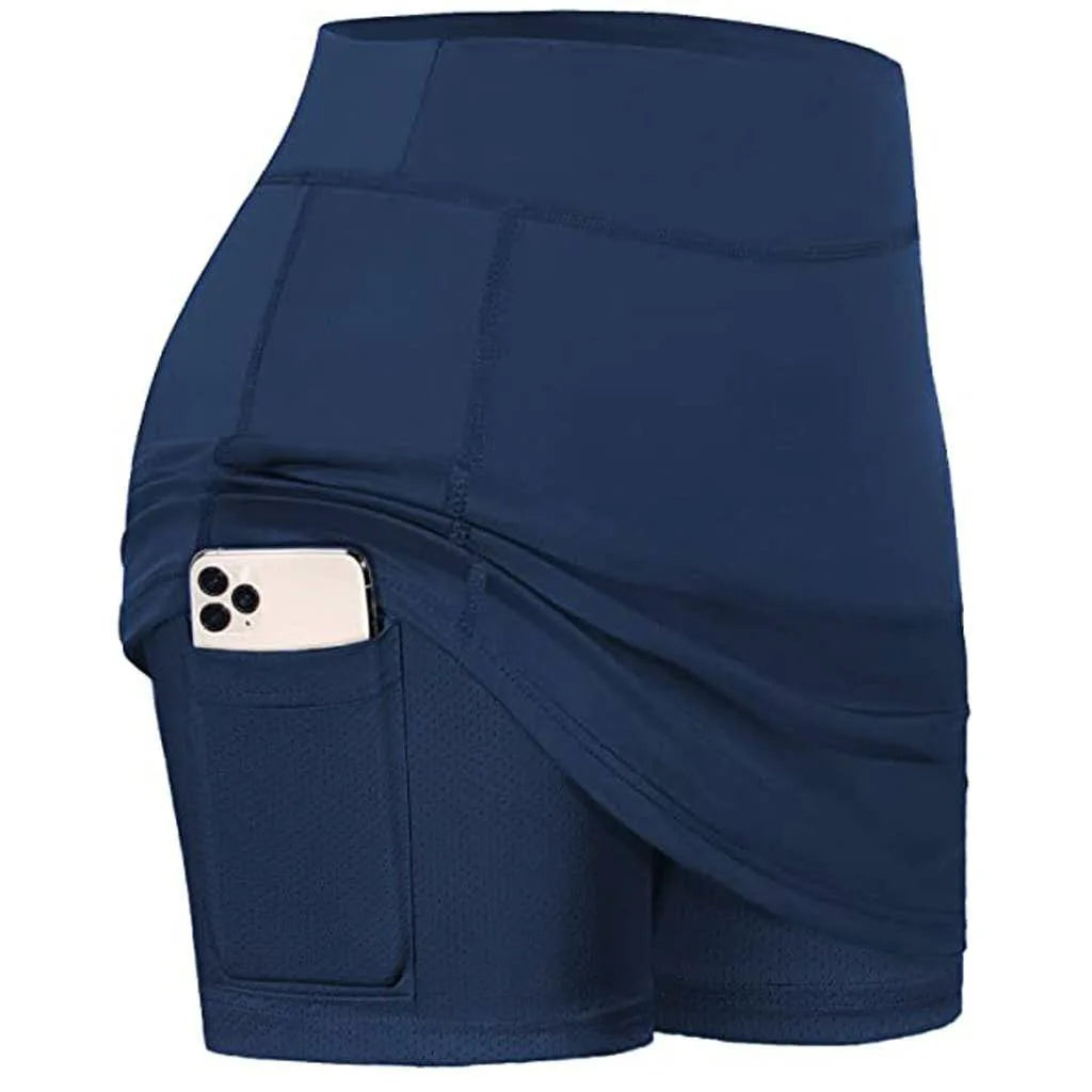1PC Yoga Shorts Women's High Waist Short Pants Summer Gym Fitness Top Running Workout Quick Dry Double Layer Sport Short