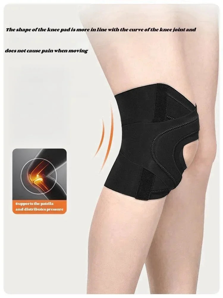1PC Sports Kneepad Men Women Pressurized Elastic Knee Pads Arthritis Joints Protector Fitness Volleyball Equestrian Protector