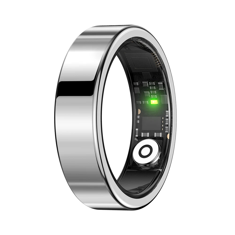 SR09 Smart Ring Health Tracker Bluetooth-Compatible 5.1 Health Ring 5ATM Waterproof Fitness Ring for Women Men for Android & iOS