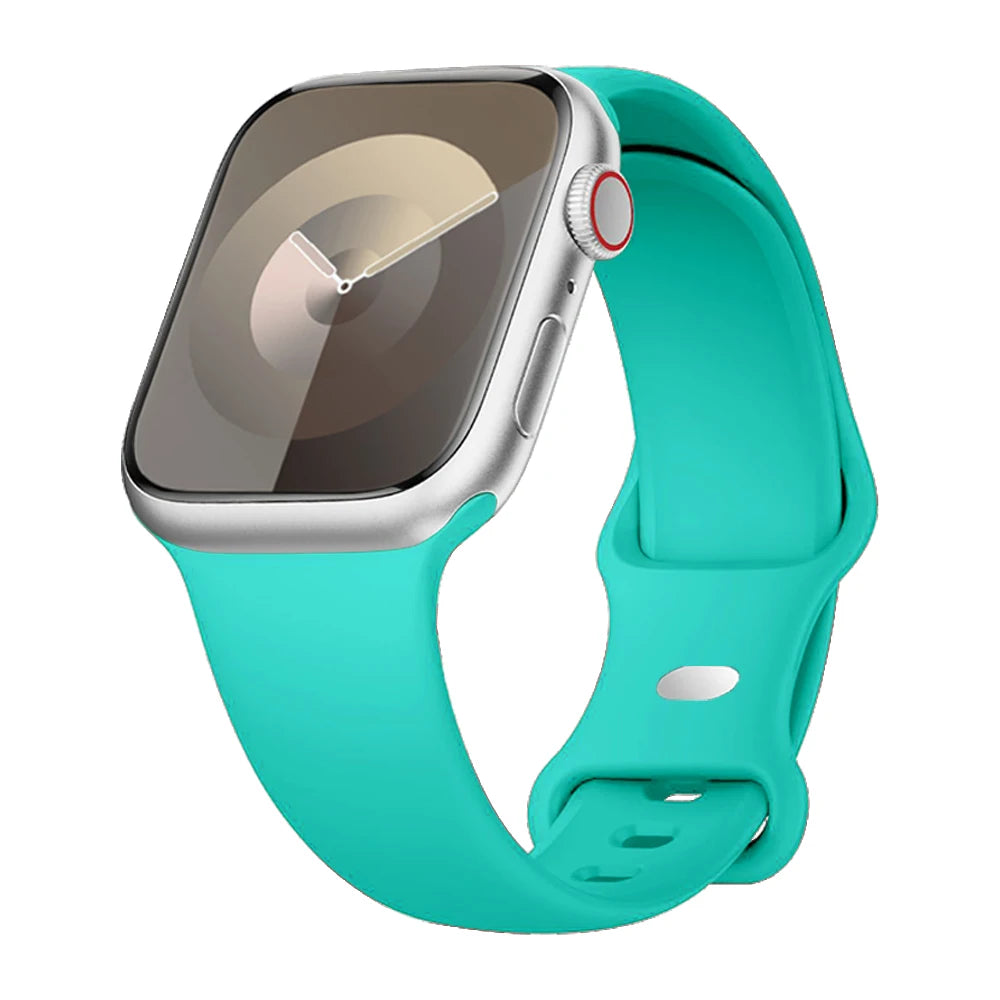 Silicone Strap For Apple Watch Band 40mm 44mm 46mm 45mm 41mm 49mm 38 42 Correa Bracelet iWatch series 6 ultra2 7 8 9 se 10 band