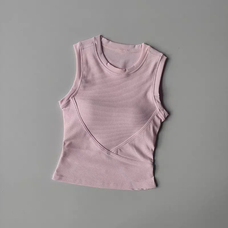 Women's High-Strength Shockproof Yoga Sports Bra Padded Push-Up Gym Bra Fitness Vest Top Running Gym Bra Sports Underwear