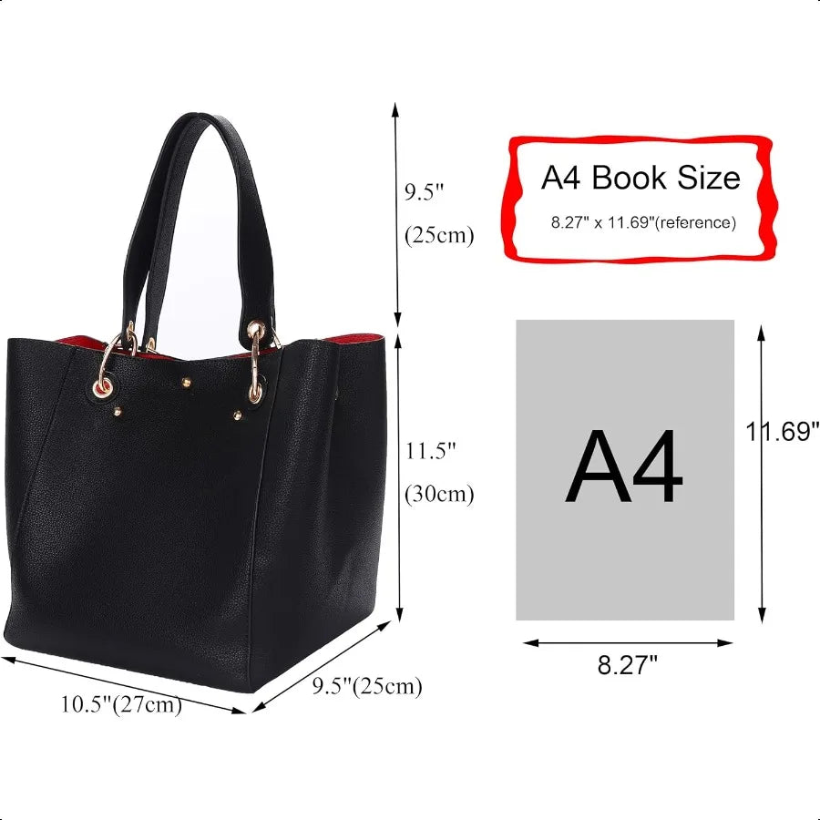 sqlp Large Work Tote Bag for Women Designer Purses and Handbags Big Bucket bags Ladies Travel Crossbody Purse