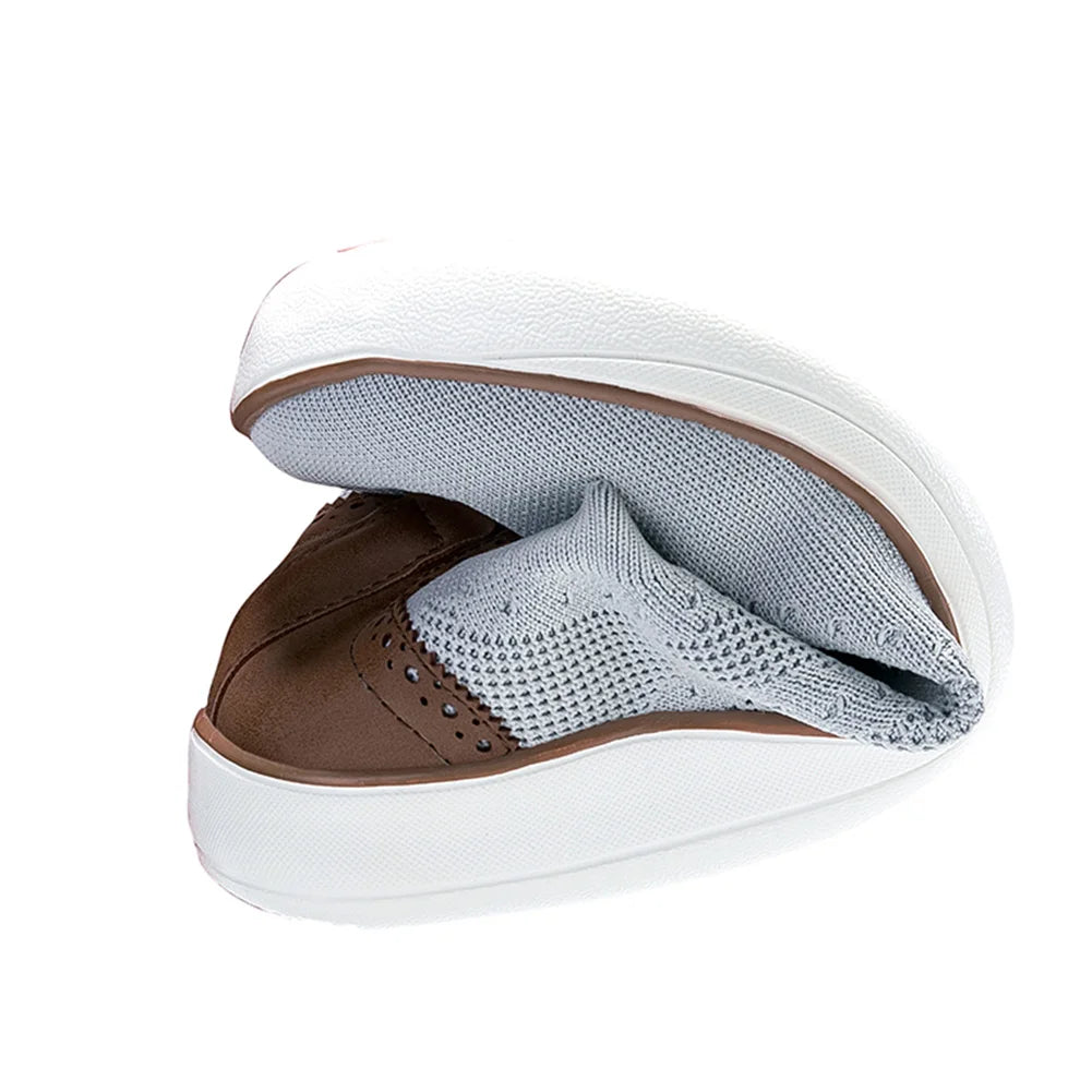 Men Knit Walking Shoes Minimalist Wide Toe Box Shoes Sneakers Barefoot Sneakers for Indoor Outdoor