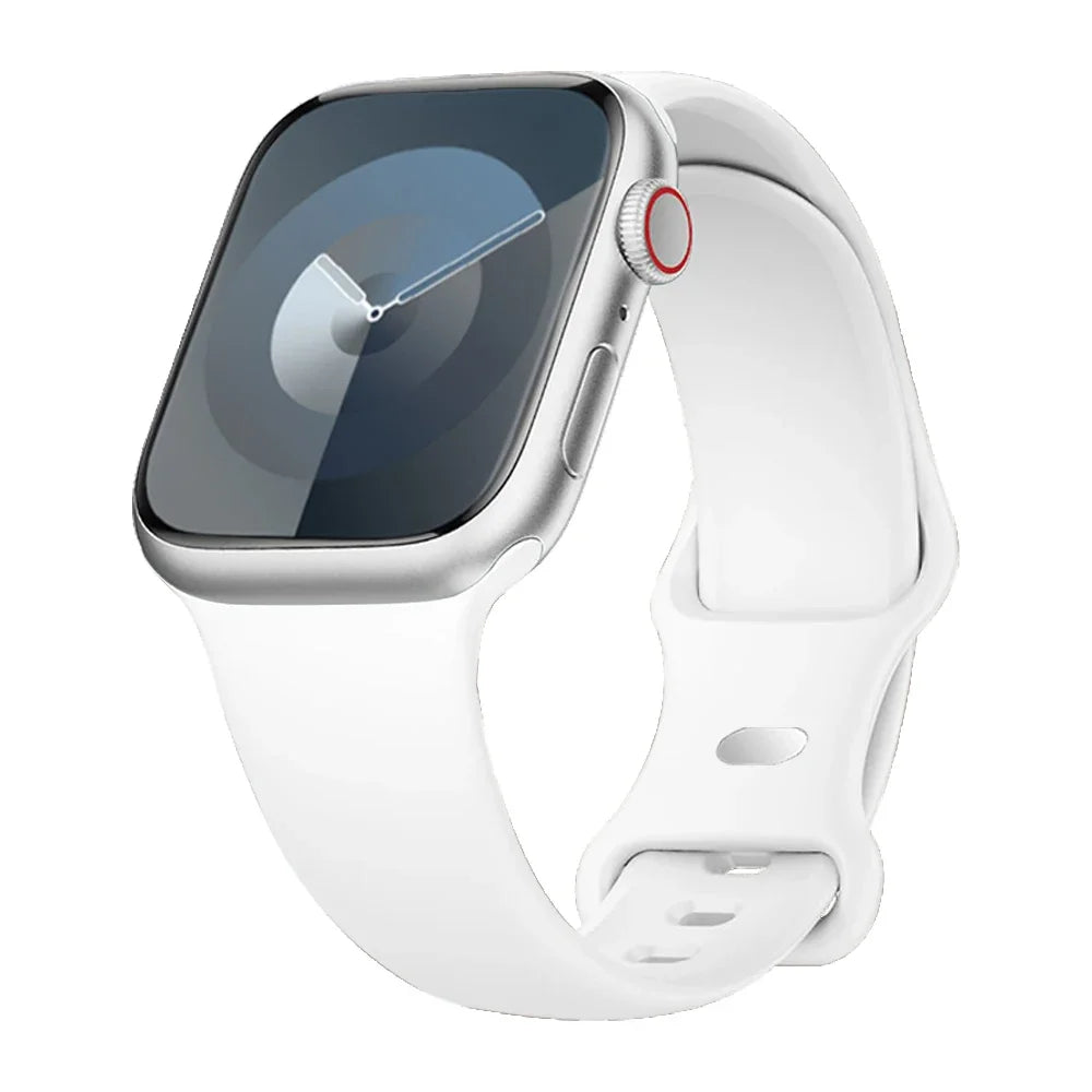 Silicone Strap For Apple Watch Band 40mm 44mm 46mm 45mm 41mm 49mm 38 42 Correa Bracelet iWatch series 6 ultra2 7 8 9 se 10 band
