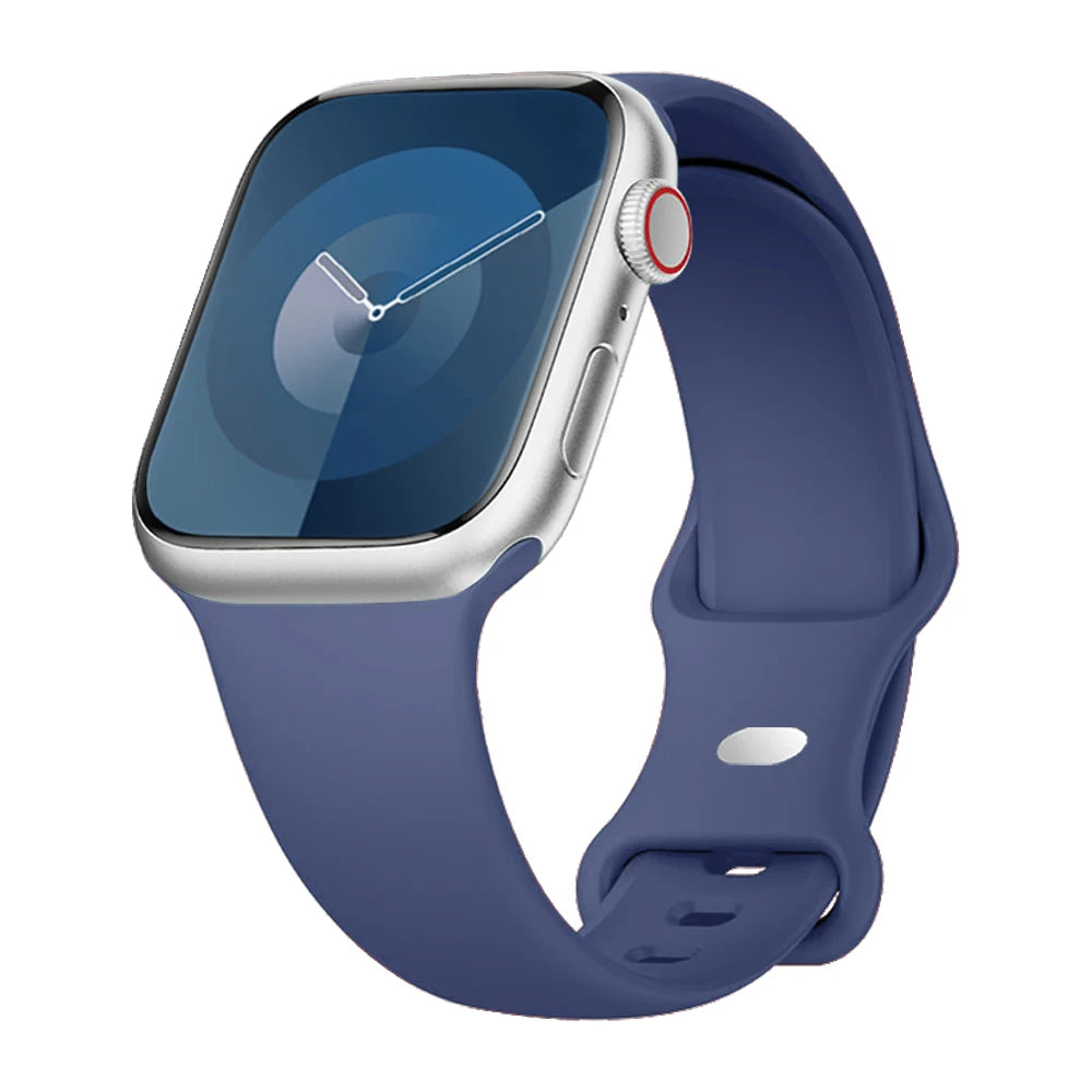 Silicone Strap For Apple Watch Band 40mm 44mm 46mm 45mm 41mm 49mm 38 42 Correa Bracelet iWatch series 6 ultra2 7 8 9 se 10 band