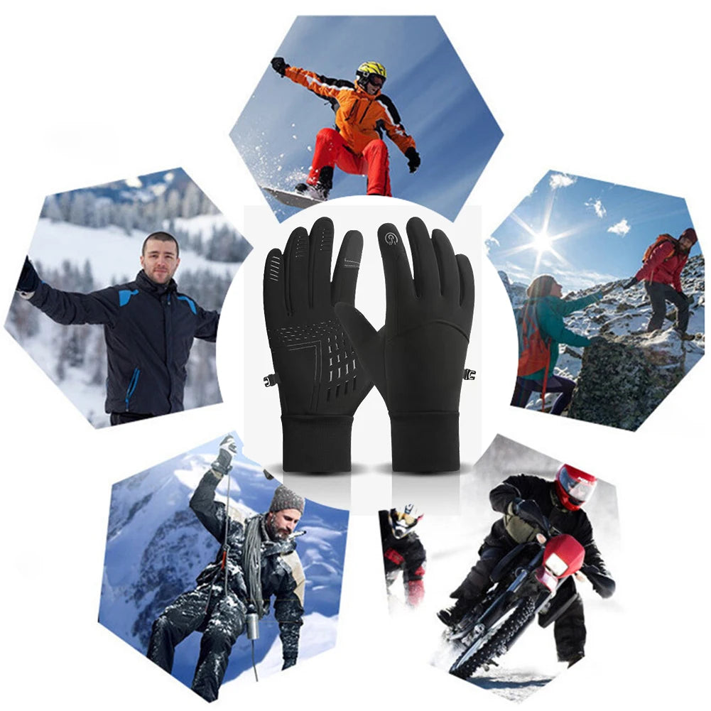 New Men Women USB Heated Gloves Hand Warmer Electric Winter Gloves Cold Weather Gloves for Outdoor Cycling Skiing Hiking