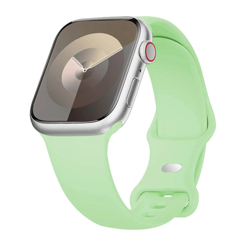 Silicone Strap For Apple Watch Band 40mm 44mm 46mm 45mm 41mm 49mm 38 42 Correa Bracelet iWatch series 6 ultra2 7 8 9 se 10 band