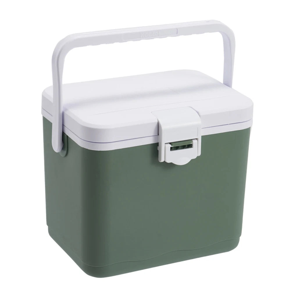 4.5L Insulated Portable Cooler with Handle Mini Freezer Fridge Heat Preservation Barbecue Insulation Box for Camping Tailgating