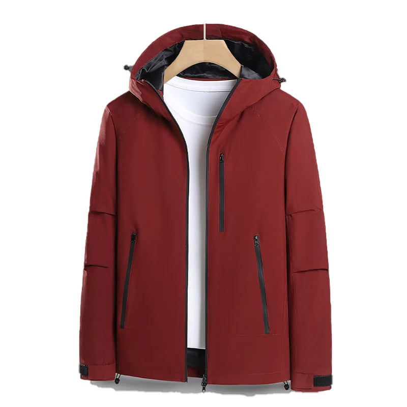 Autumn Hiking Jacket Women Windproof Waterproof Hooded Jackets Outdoor Hiking Outerwear Camping Climbing Safari Fishing Coats