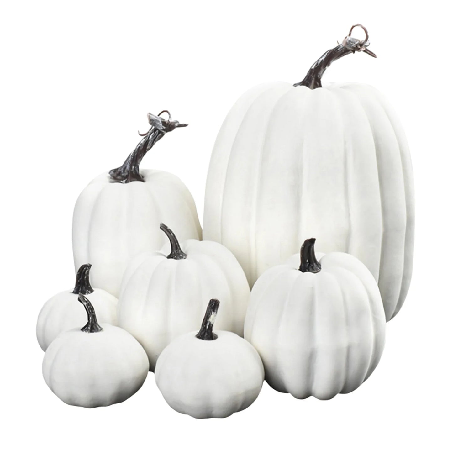 Realistic Halloween Pumpkin Model Set Artificial Decoration Fake Pumpkins for Home Party Decor Local shipment in the US