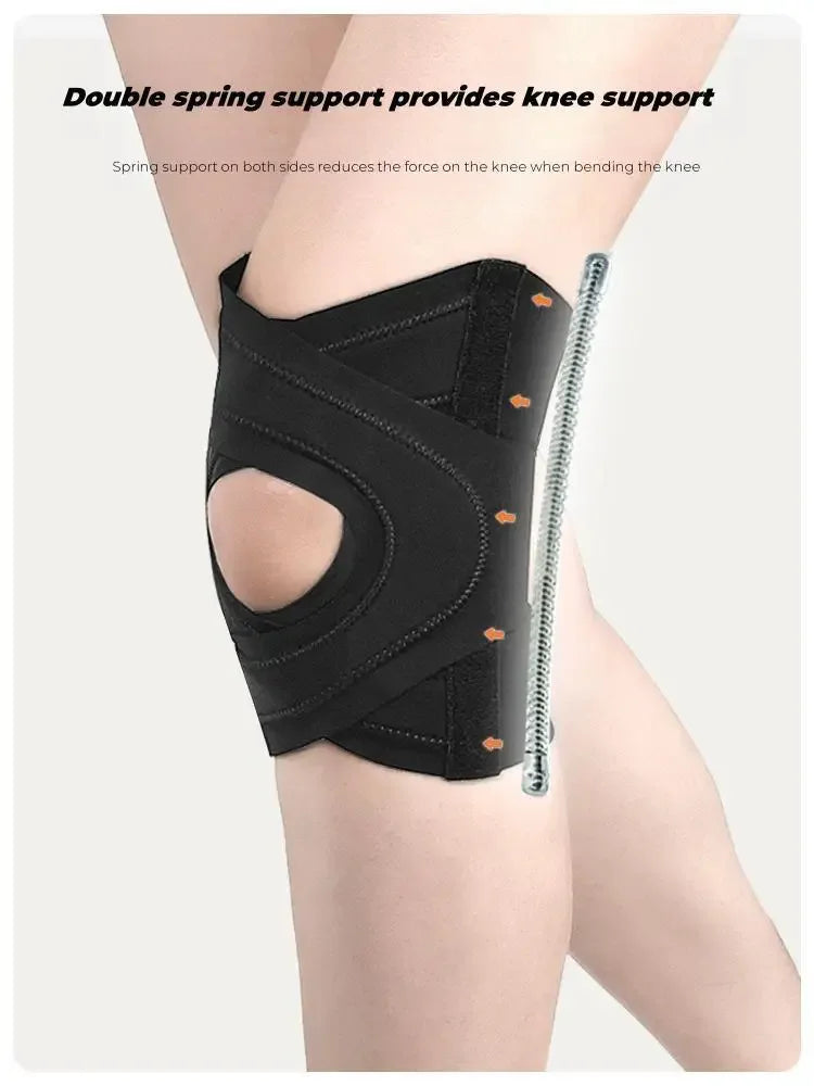 1PC Sports Kneepad Men Women Pressurized Elastic Knee Pads Arthritis Joints Protector Fitness Volleyball Equestrian Protector