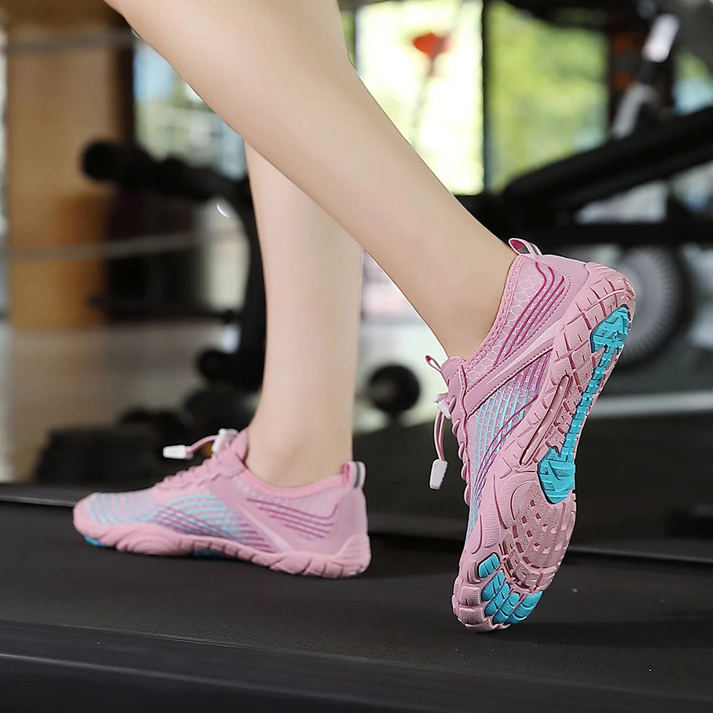 Water Shoes Ergonomic Wading Shoes Non-slip Comfortable Swimming Shoes Breathable Gym Fitness Shoes Quick Drying for Men Women