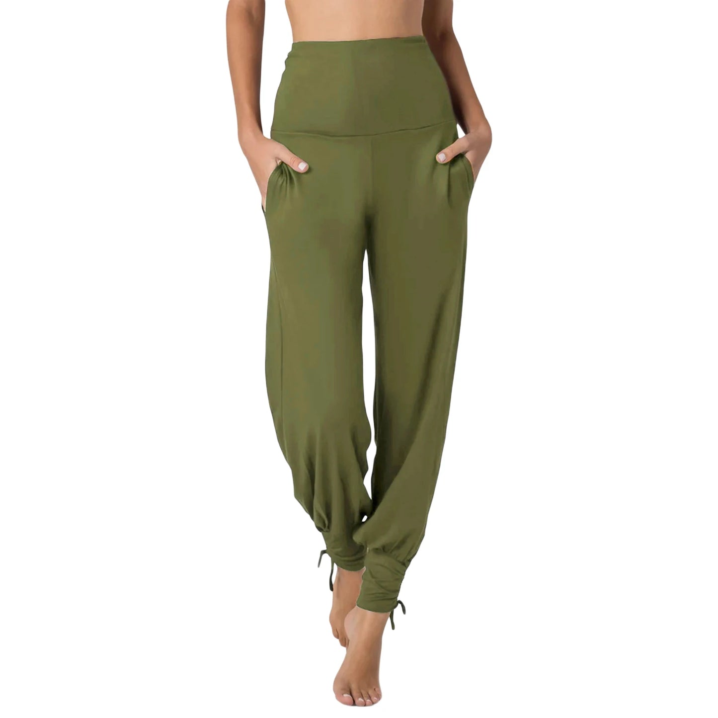Women s High Waist Yoga Leggings with Side Pockets and Tummy Control for Running Workout Gym Fitness Training Yoga