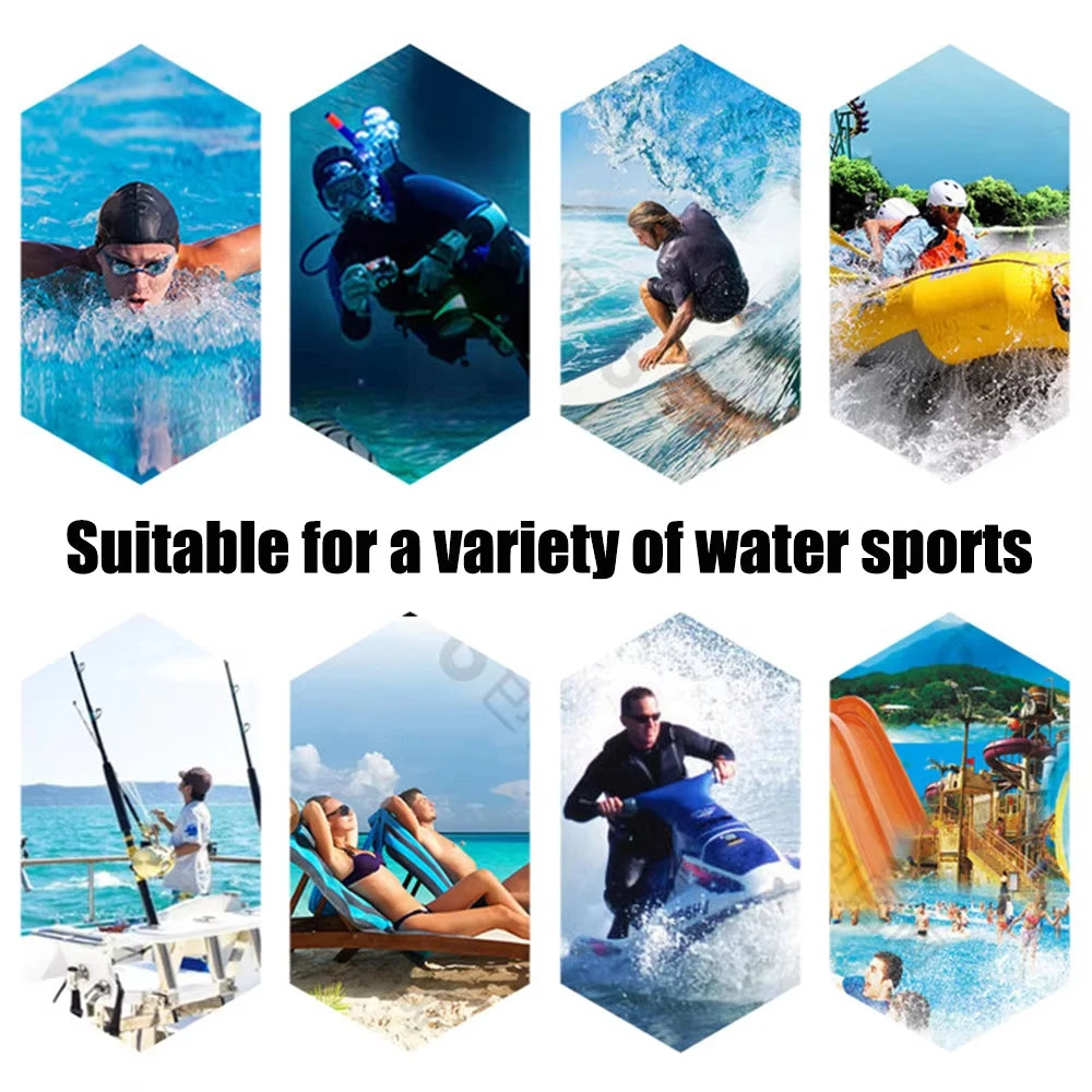 New Mens Quick-Drying Swimsuit Long-Sleeved Sun-proof Beach T-shirt Snorkeling Surfing Suit Water Sports Swimsuit Surfing Top