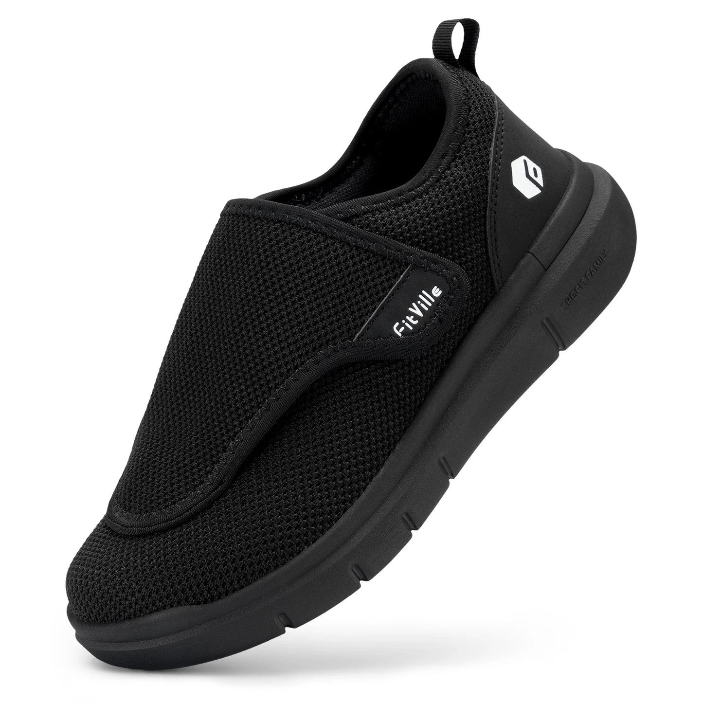 Men'S Diabetic Shoes Extra Wide 2E For Elder Orthopedics Feet Swollen Adjustable Walking Shoe Elderly Foot Pain Relief