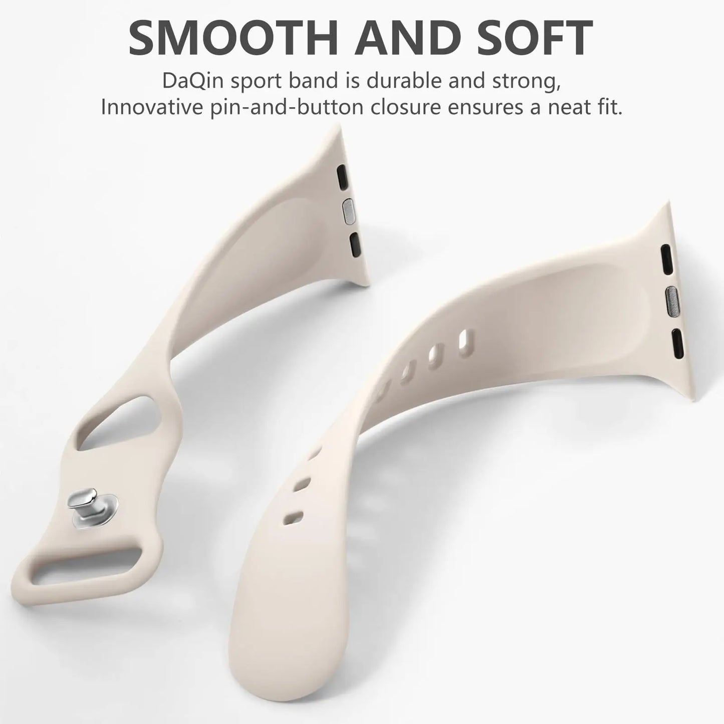 Silicone Strap For Apple Watch Band 40mm 44mm 46mm 45mm 41mm 49mm 38 42 Correa Bracelet iWatch series 6 ultra2 7 8 9 se 10 band