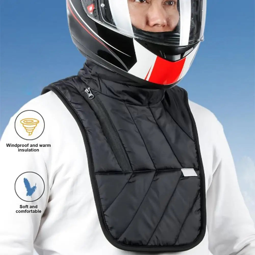 Winter Warm Neck Chest Warmer For Men Women Windproof Motorbike Warm Scarf Moto Neck Cloak Motorcycle Cycling Thermal Collar