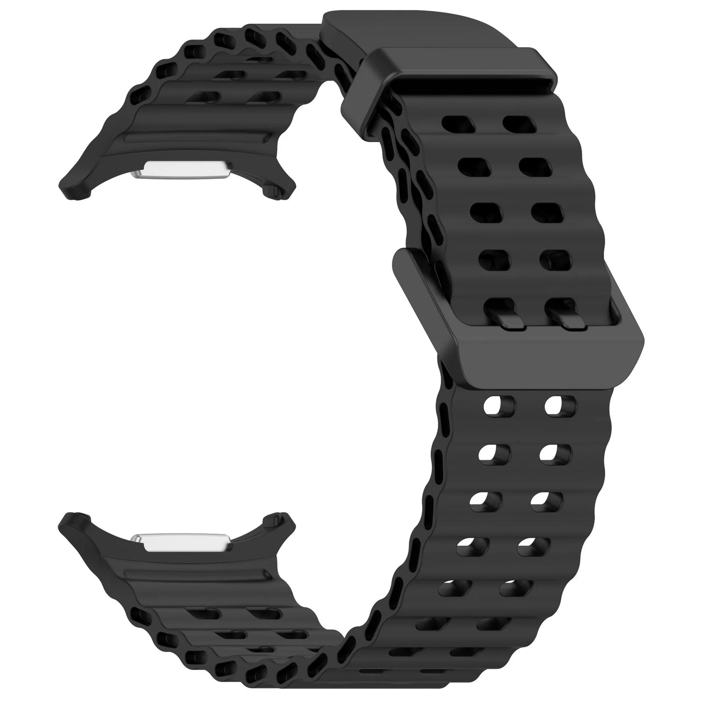Marine Band For Samsung Galaxy Watch Ultra Accessories Silicone Sport Bracelet correa Galaxy Watch 7 Ultra 47mm Original Strap