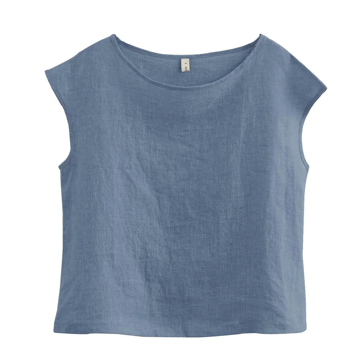 100% Linen Women'S T-Shirt Causal Solid Short Sleeve Tee Harajuku Basic All Match Shirts Female Camisetas Blusa Mujer