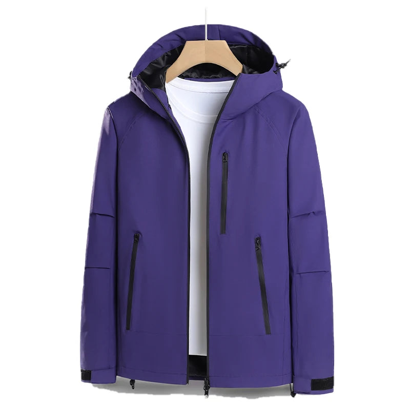 Autumn Hiking Jacket Women Windproof Waterproof Hooded Jackets Outdoor Hiking Outerwear Camping Climbing Safari Fishing Coats
