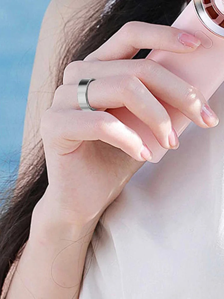 Smart Ring Health Tracker IP68 Waterproof Sleep Heart Rate Blood Oxygen Tracker Multi-sport Modes for Women Men for iOS Android